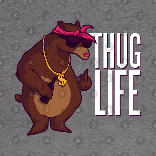 BEAR THUG LIFE by madeinchorley